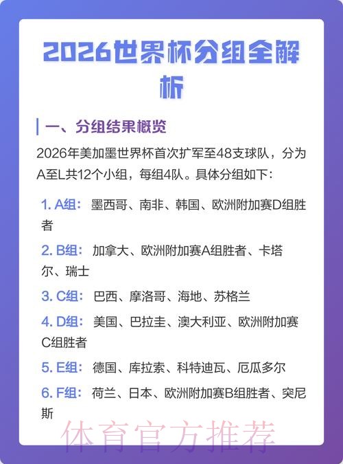 2026年世界杯比分预测全解析